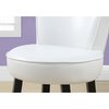 Monarch Specialties Juvenile Chair, Accent, Kids, Upholstered, Pu Leather Look, White, Contemporary, Modern I 8155